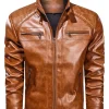 mens-zipper-pockets-brown-faux-leather-jacket