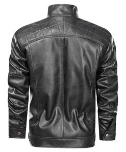 mens-zipper-pockets-greyish-black-faux-leather-jacket