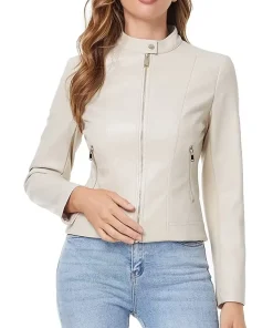 womens-beige-faux-leather-zip-up-slim-fit-jacket