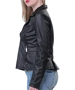womens-black-faux-leather-jacket-with-vented-back