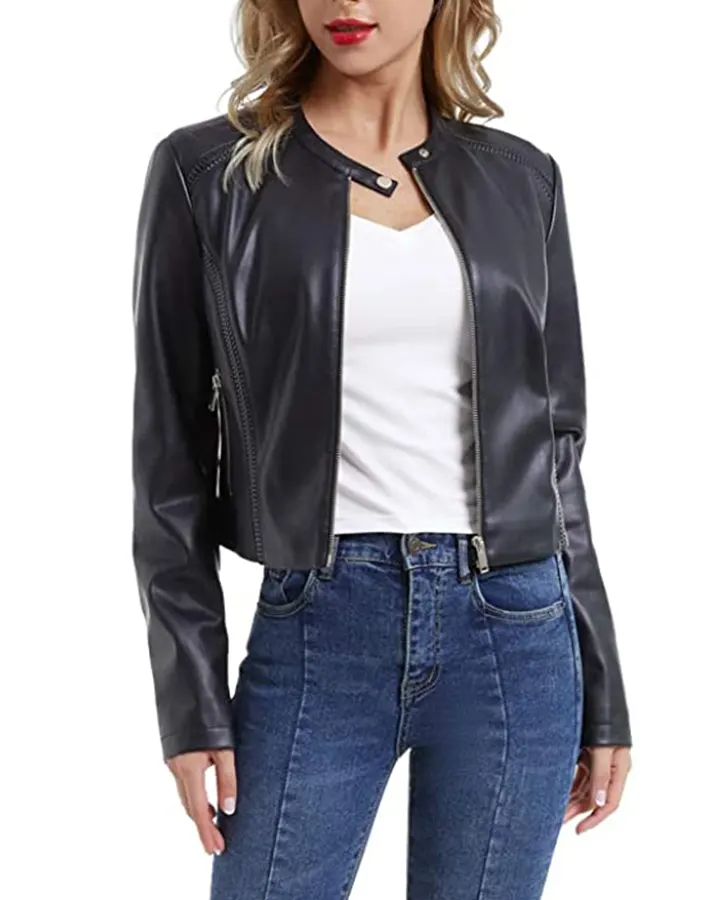 womens-black-faux-leather-slim-fit-short-jacket-2 womens-black-faux-leather-slim-fit-short-jacket