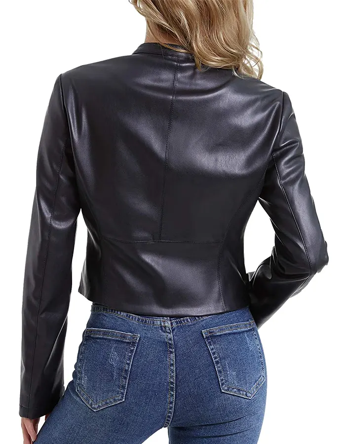 womens-black-faux-leather-slim-fit-short-jacket-4 womens-black-faux-leather-slim-fit-short-jacket