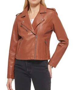 womens-brown-faux-leather-asymmetrical-zip-motorcycle-jacket