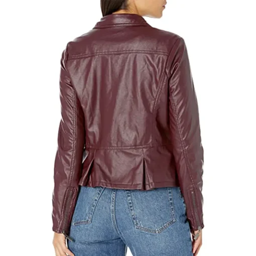 womens-burgundy-faux-leather-moto-jacket-with-vented-back