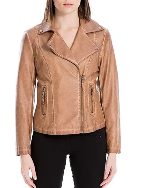 womens-camel-faux-leather-biker-jacket