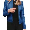 womens-casual-slim-fit-blue-faux-leather-biker-jacket