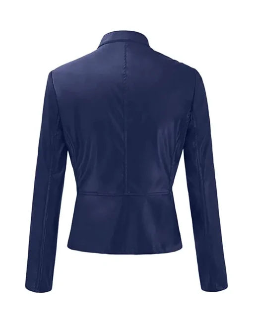womens-casual-slim-fit-navy-blue-faux-leather-biker-jacket