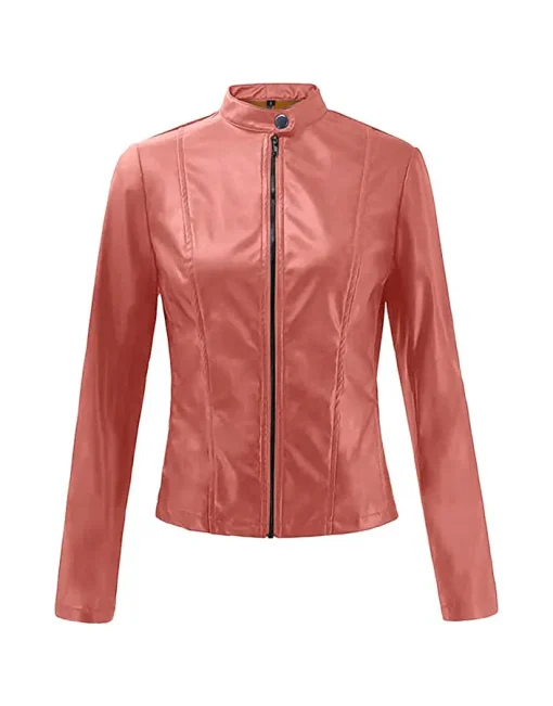 womens-casual-slim-fit-pink-faux-leather-biker-jacket