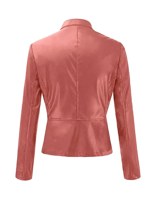 womens-casual-slim-fit-pink-faux-leather-biker-jacket