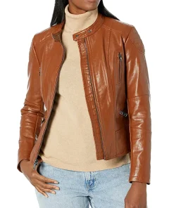 womens-classic-short-moto-brown-faux-leather-jacket