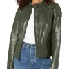 womens-classic-short-moto-dark-green-faux-leather-jacket