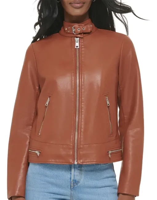 womens-racer-brown-faux-leather-jacket