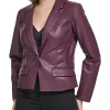 womens-one-button-purple-faux-leather-edgy-blazer