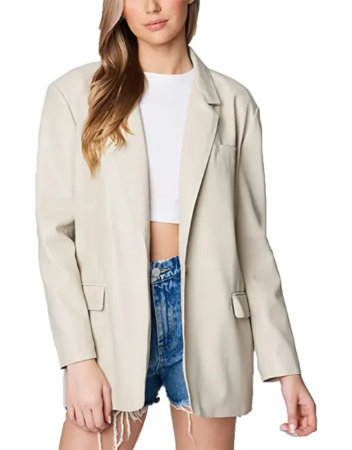 womens-oversized-white-faux-leather-blazer