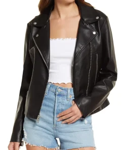 womens-pacific-black-faux-leather-moto-jacket