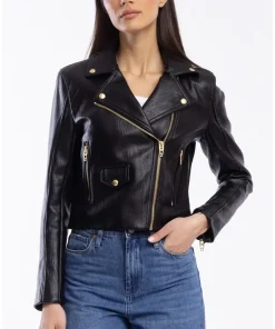 womens-regular-fit-black-faux-leather-biker-jacket