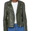 womens-semi-fitted-blackish-green-faux-leather-motorcycle-jacket