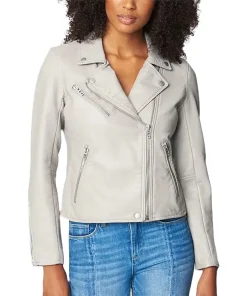 womens-semi-fitted-light-grey-faux-leather-motorcycle-jacket