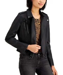 womens-slim-fit-black-faux-leather-moto-jacket