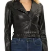 womens-slim-fit-zip-up-belted-black-faux-leather-jacket