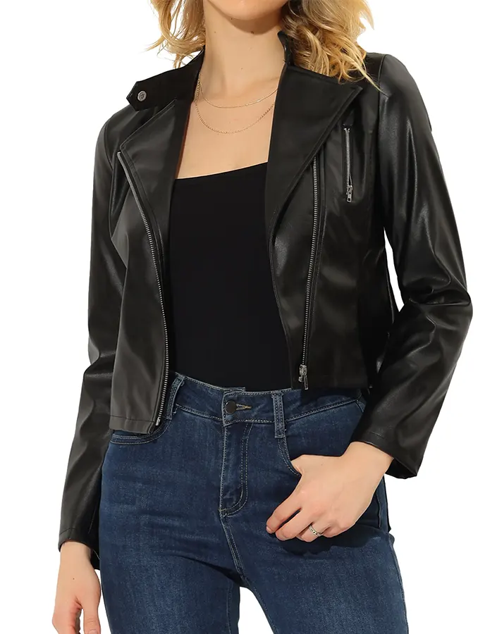 womens-slim-fit-zip-up-belted-black-faux-leather-jacket-2 womens-slim-fit-zip-up-belted-black-faux-leather-jacket