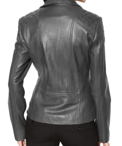 womens-stylish-grey-faux-leather-moto-biker-jacket