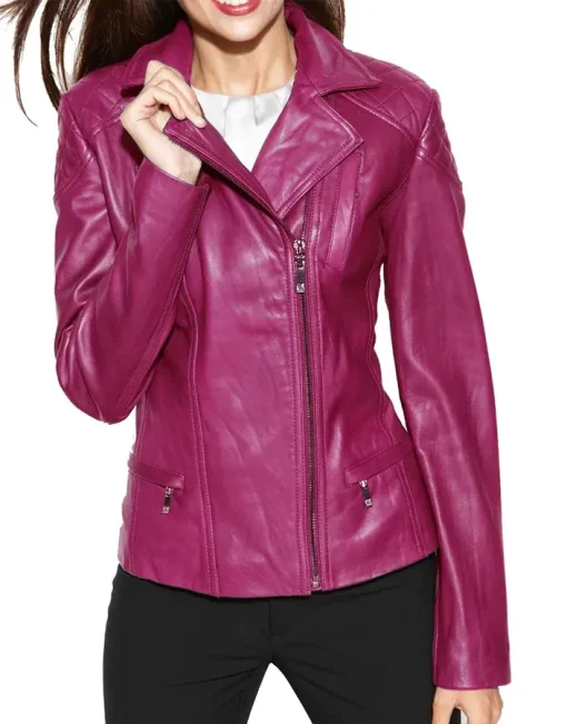 womens-stylish-pink-faux-leather-moto-biker-jacket