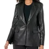 womens-trendy-black-faux-leather-blazer
