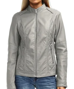 womens-trendy-gray-faux-leather-moto-jacket