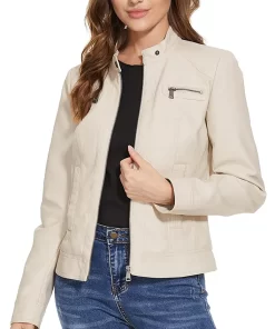 womens-zip-up-cream-faux-leather-slim-fit-jacket