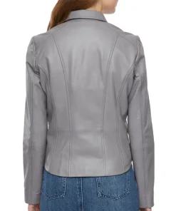 womens-elegant-grey-faux-leather-moto-jacket