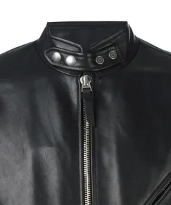 mens-military-black-faux-leather-bomber-jacket