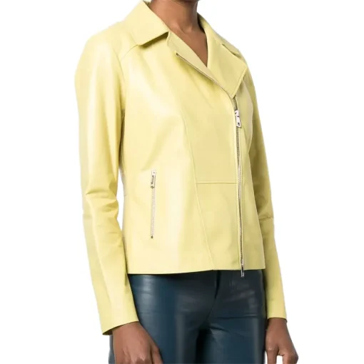 womens-asymmetric-zip-yellow-faux-leather-jacket
