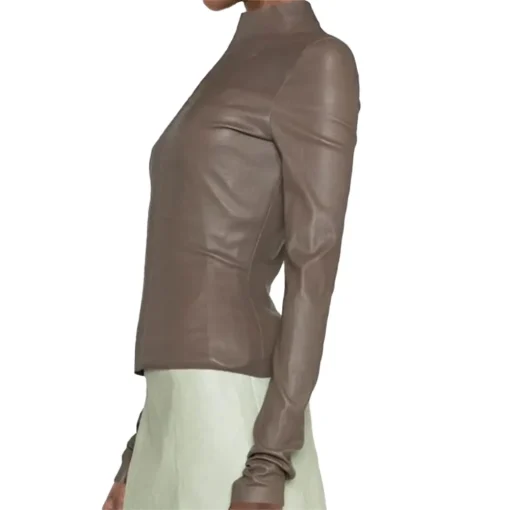 womens-asymmetrical-zip-brown-faux-leather-jacket