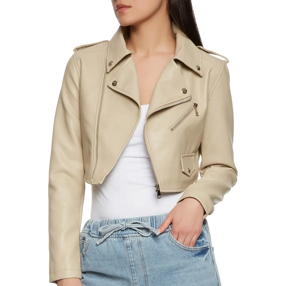 womens-beige-faux-leather-cropped-moto-jacket-2 womens-beige-faux-leather-cropped-moto-jacket