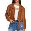 womens-belted-brown-faux-leather-jacket