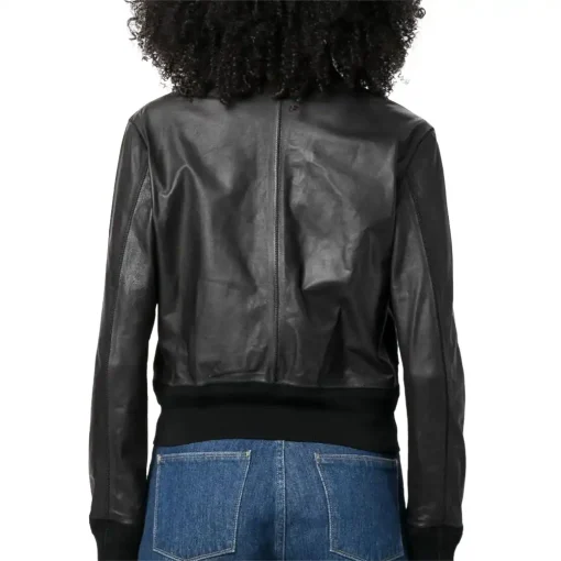 womens-black-faux-leather-bomber-cropped-jacket