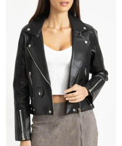 womens-black-faux-leather-bomber-jacket-with-removable-hood