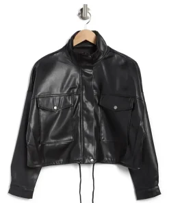 womens-black-faux-leather-crop-jacket