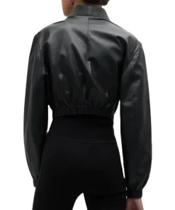 womens-black-faux-leather-cropped-bomber-jacket