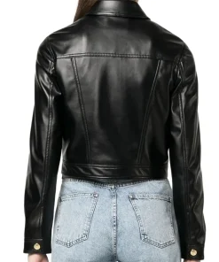 womens-black-faux-leather-zip-up-jacket