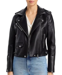 womens-black-lapel-collar-faux-leather-moto-jacket