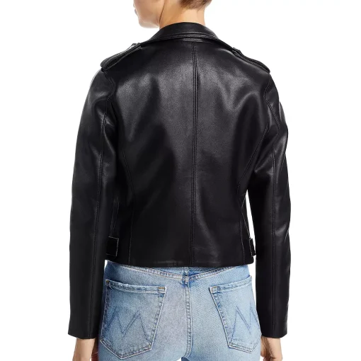 womens-black-lapel-collar-faux-leather-moto-jacket
