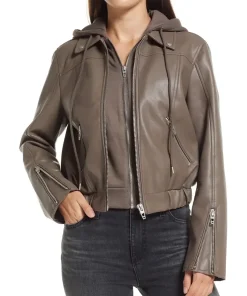 womens-brown-faux-leather-bomber-jacket-with-removable-hood