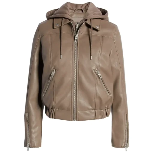 womens-brown-faux-leather-bomber-jacket-with-removable-hood