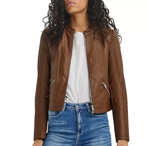 womens-brown-faux-leather-moto-jacket