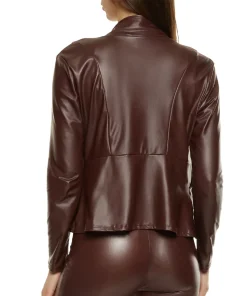 womens-brown-faux-leather-open-jacket