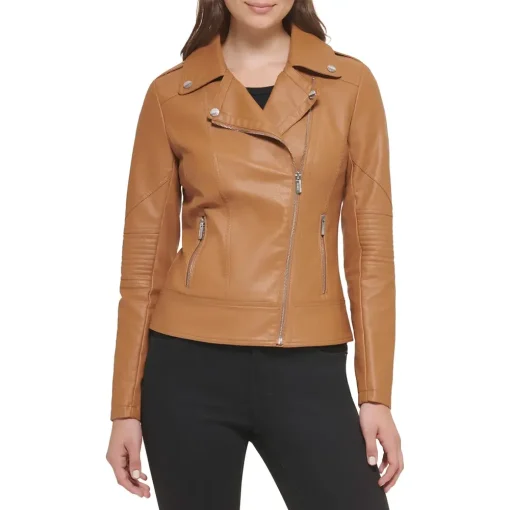 womens-brown-faux-leather-slim-fit-moto-jacket