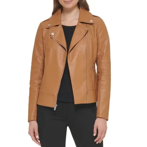 womens-brown-faux-leather-slim-fit-moto-jacket