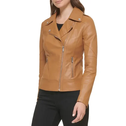 womens-brown-faux-leather-slim-fit-moto-jacket
